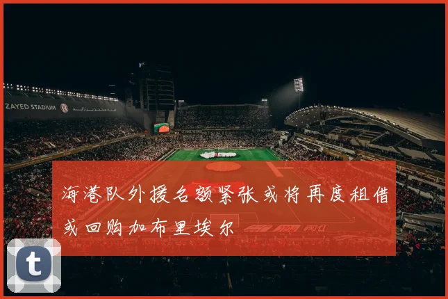 海港队外援名额紧张或将再度租借或回购加布里埃尔